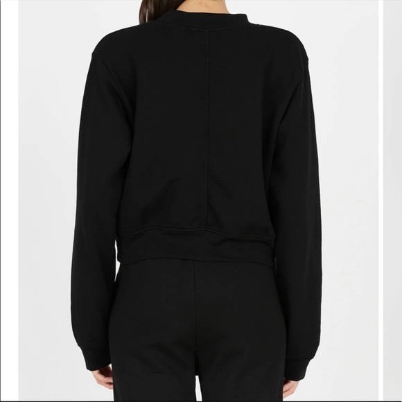 NEW Cotton Citizen Black Milan Crew Sweatshirt - Picture 3 of 5